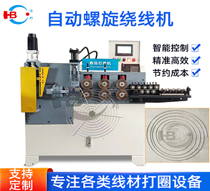 HBDQLX-4不銹鋼螺旋網(wǎng)罩成型機(jī)